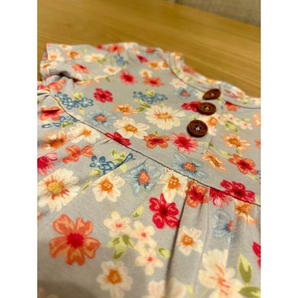 Posh Peanut Two Piece Peplum Floral Set size 2T - Picture 3 of 4